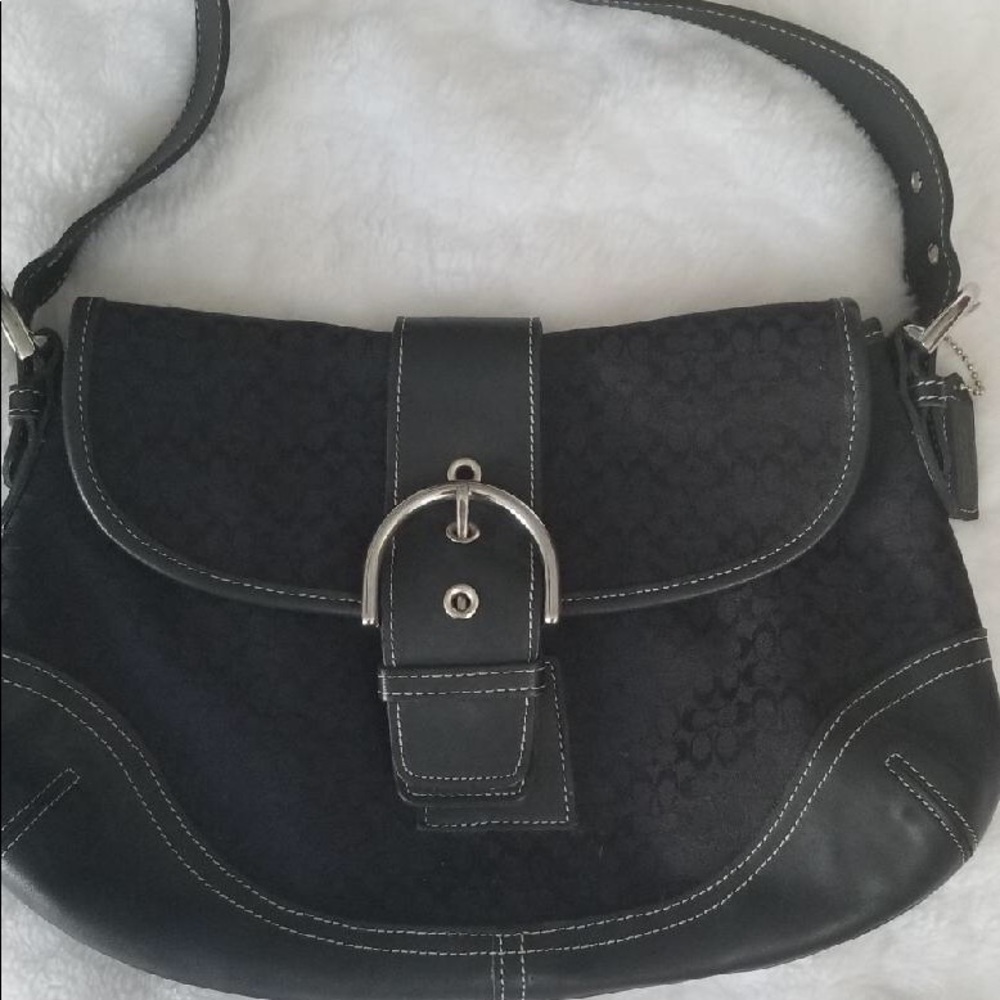 Black coach purse